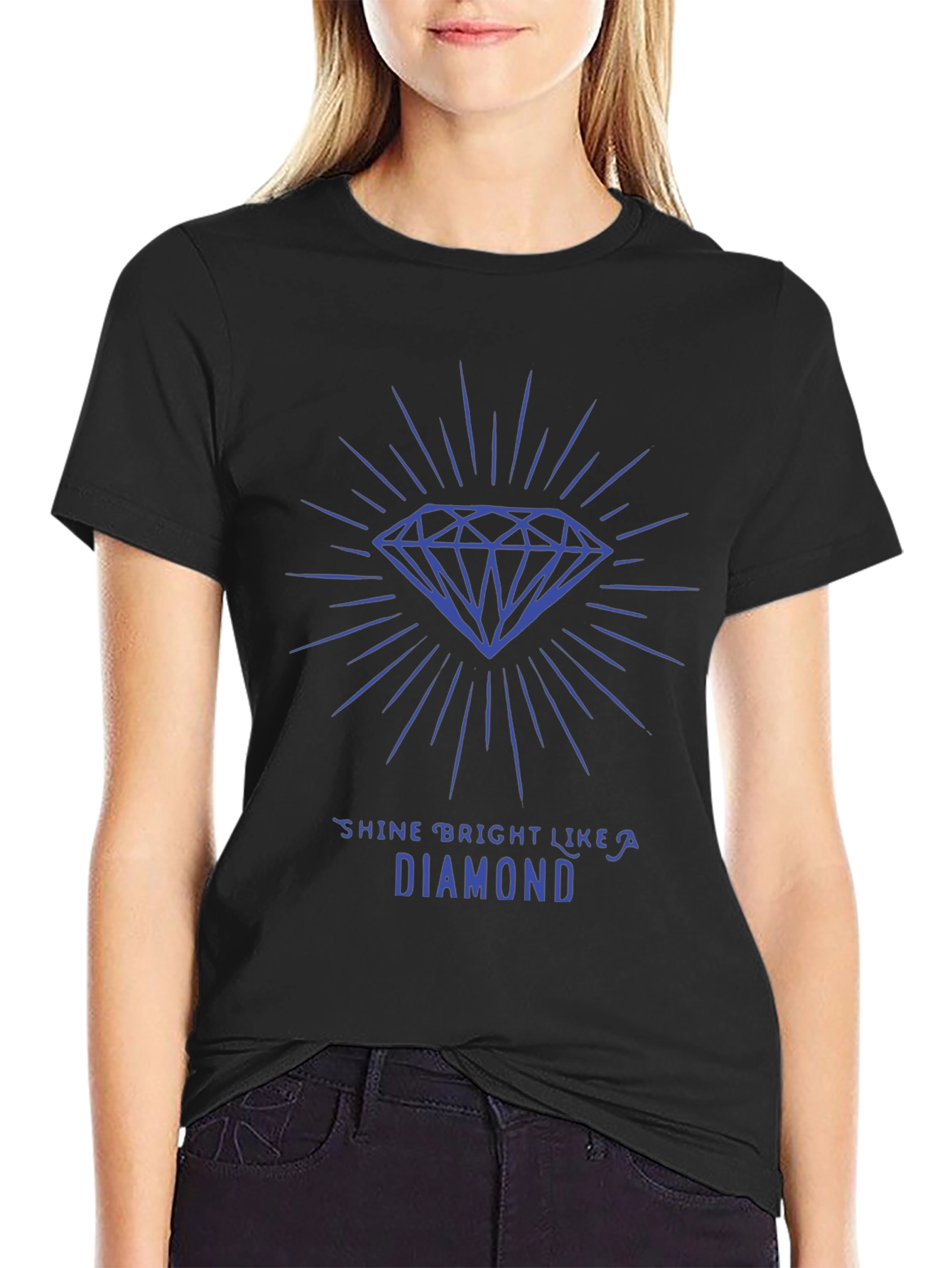 Shine Bright Diamond Tee - Stylish Graphic T-Shirt
