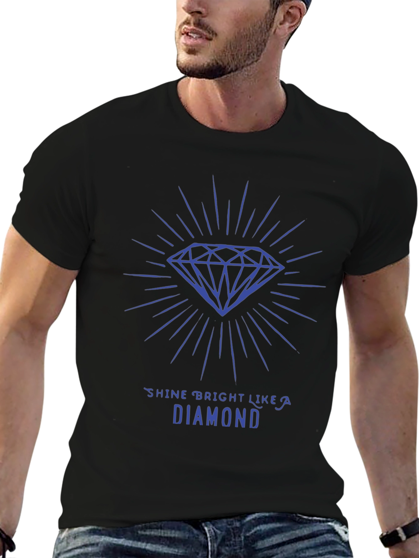 Shine Bright Diamond Tee - Stylish Graphic T-Shirt