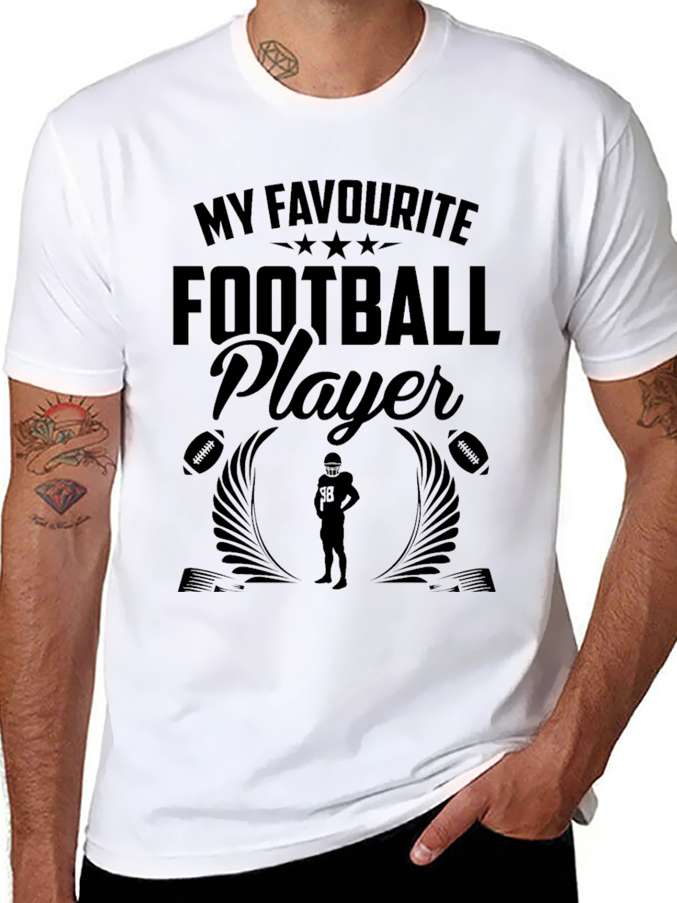 My Favorite Football Player Graphic Tee