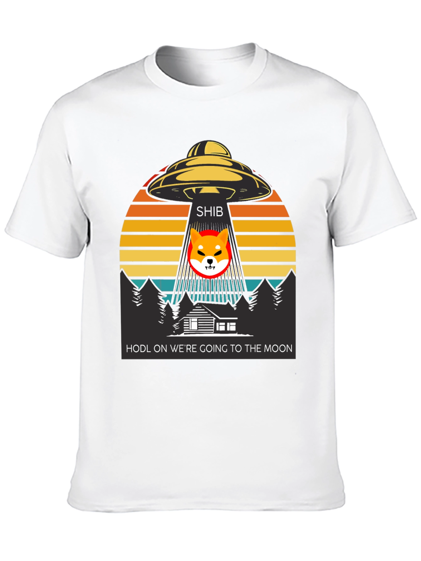 Shiba Inu UFO T-Shirt - HODL to the Moon!