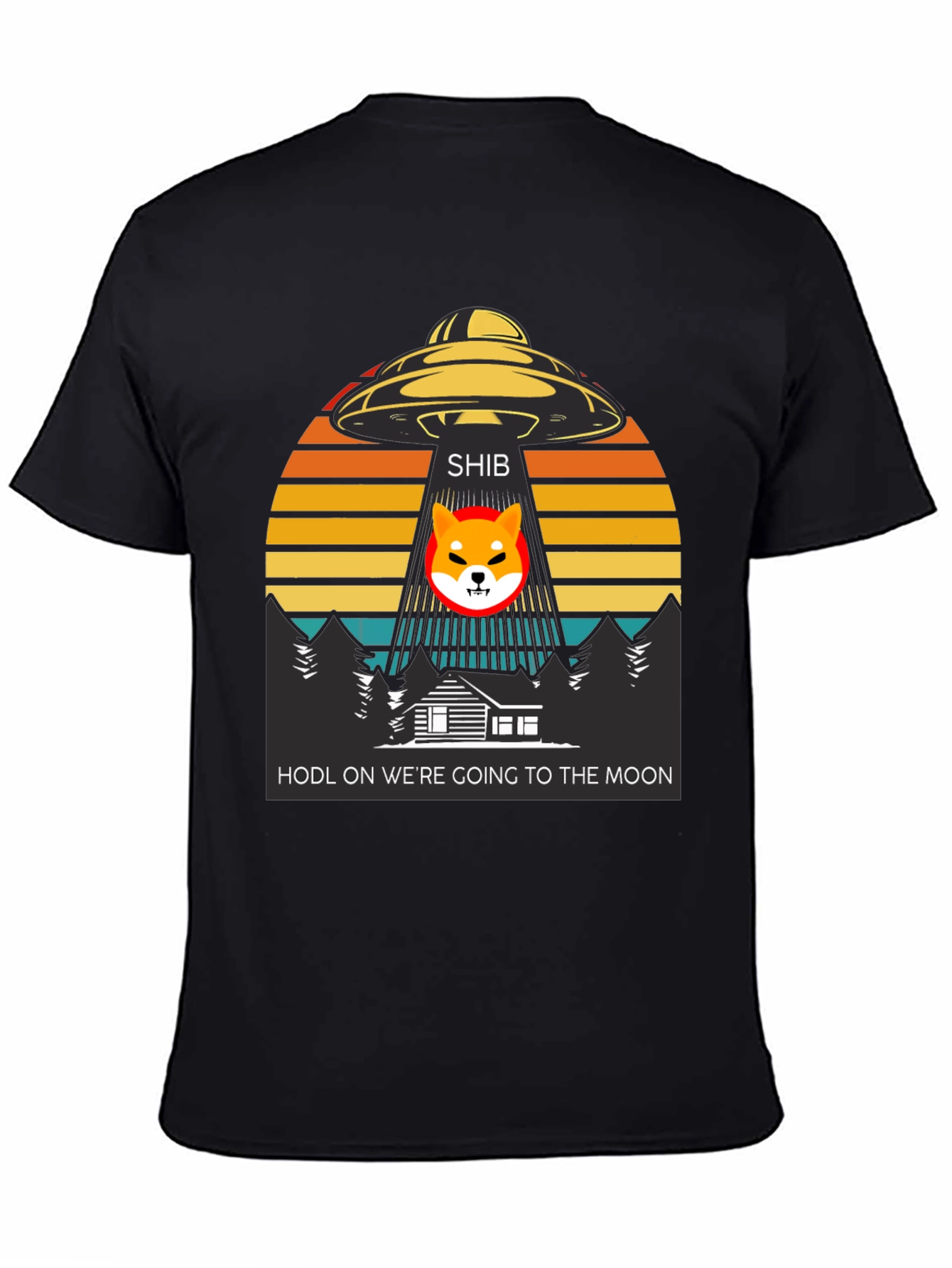 Shiba Inu UFO T-Shirt - HODL to the Moon!