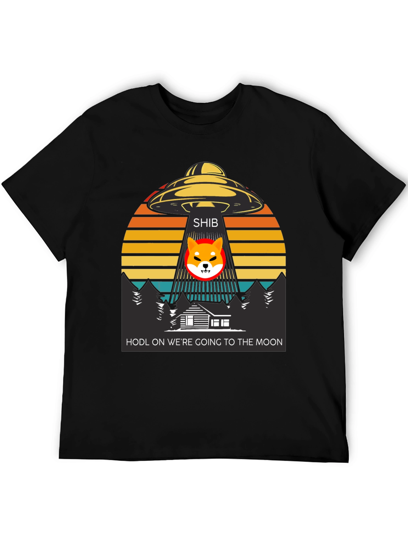 Shiba Inu UFO T-Shirt - HODL to the Moon!