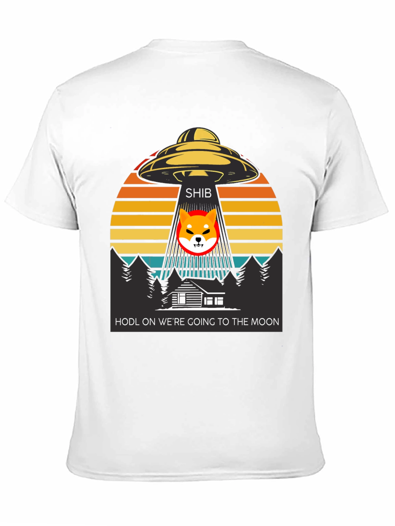 Shiba Inu UFO T-Shirt - HODL to the Moon!