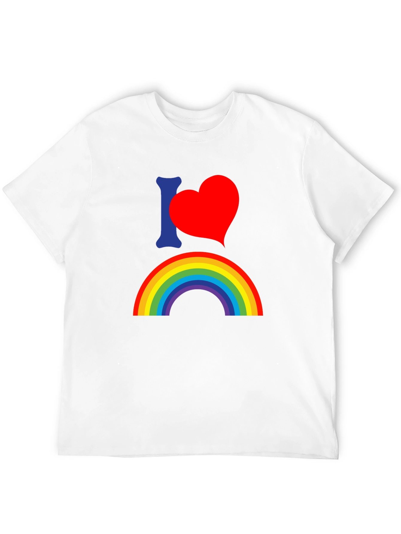 Rainbow Pride T-Shirt - I Heart Rainbow