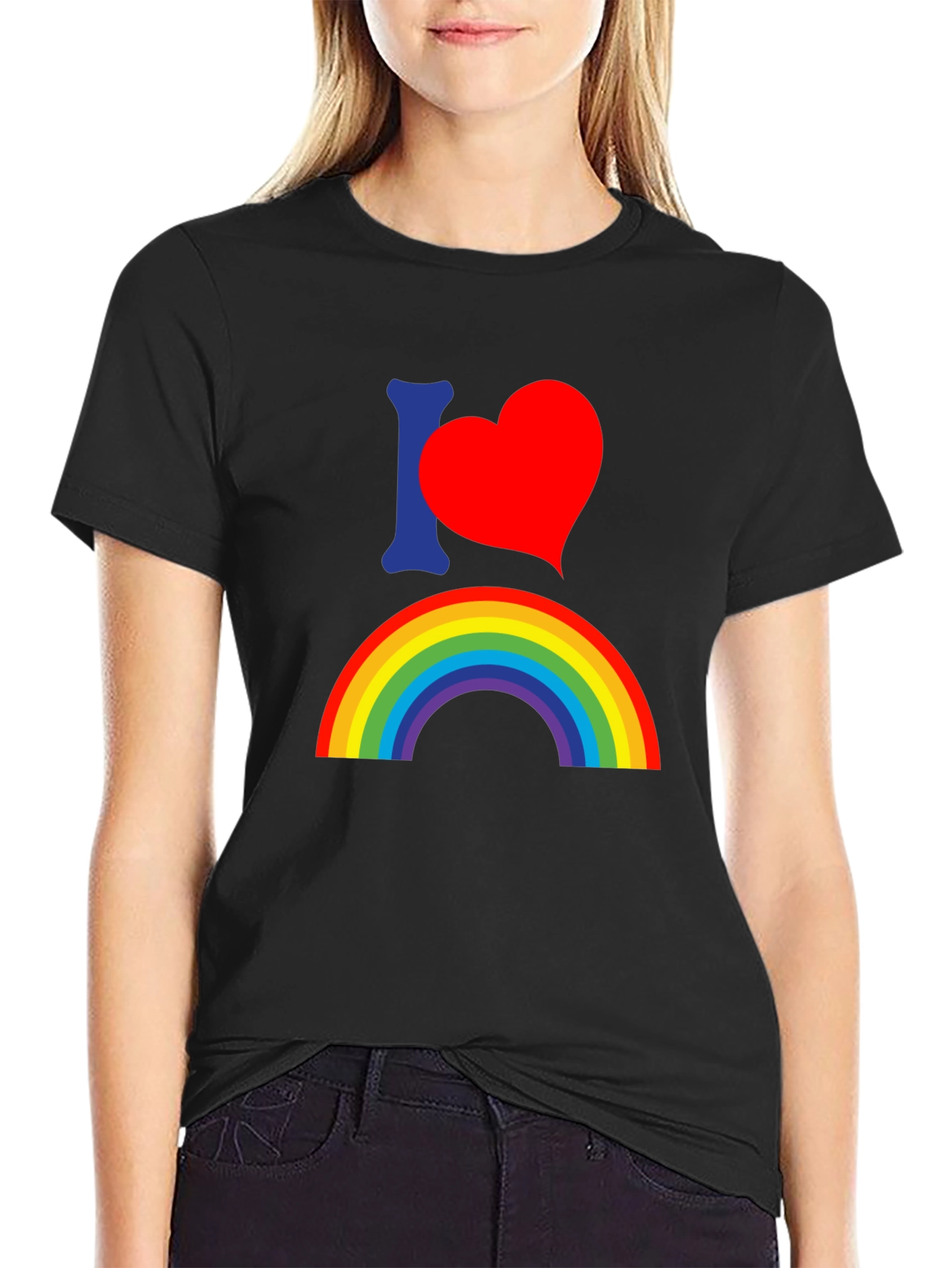 Rainbow Pride T-Shirt - I Heart Rainbow