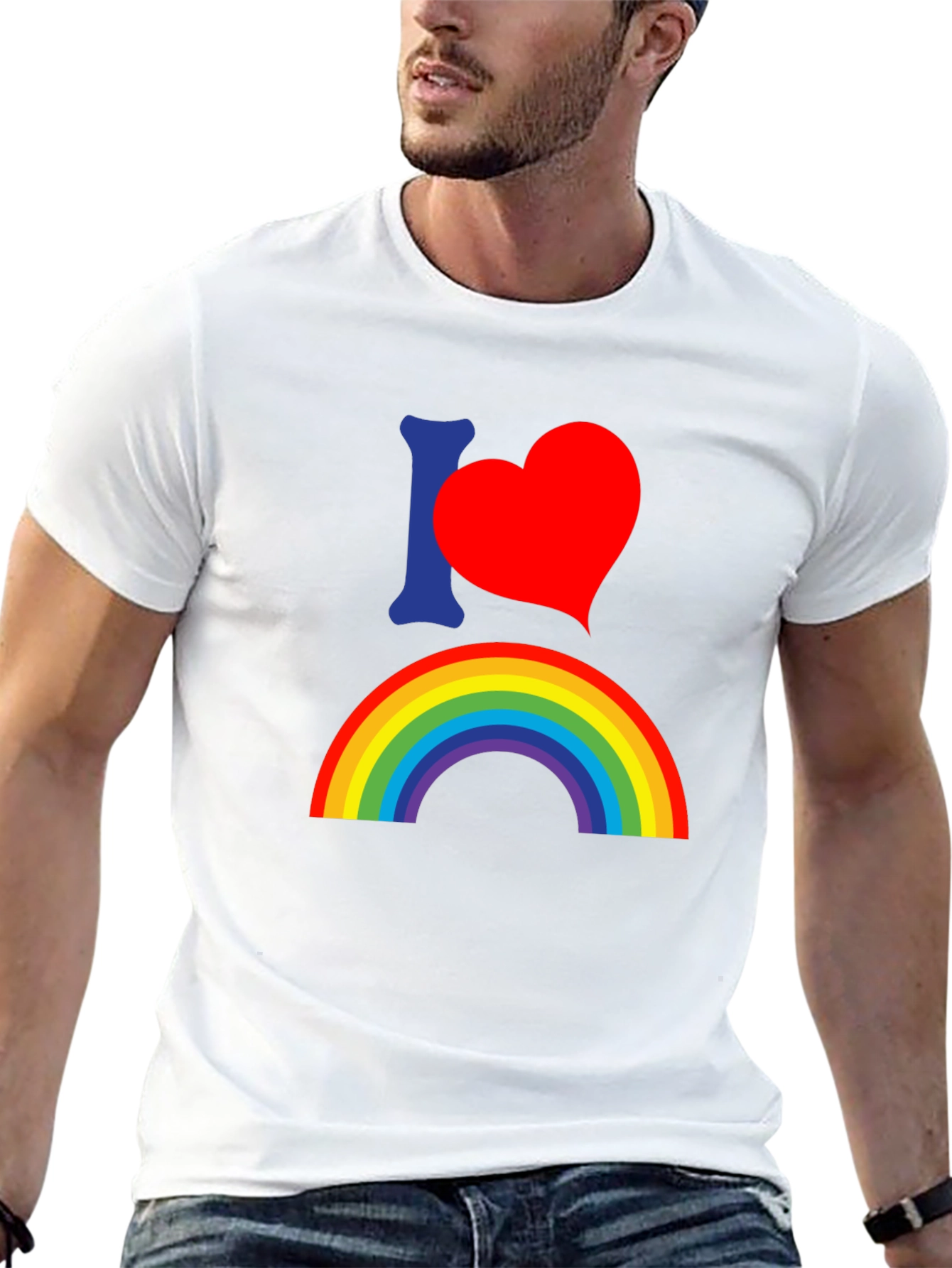 Rainbow Pride T-Shirt - I Heart Rainbow