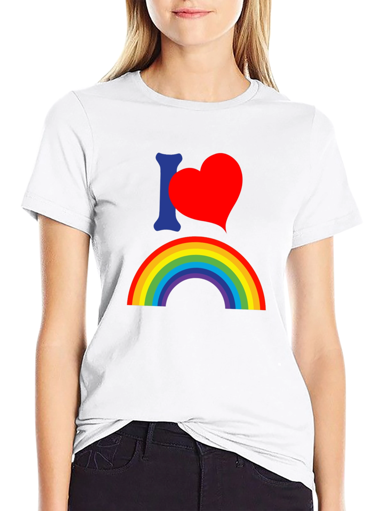 Rainbow Pride T-Shirt - I Heart Rainbow