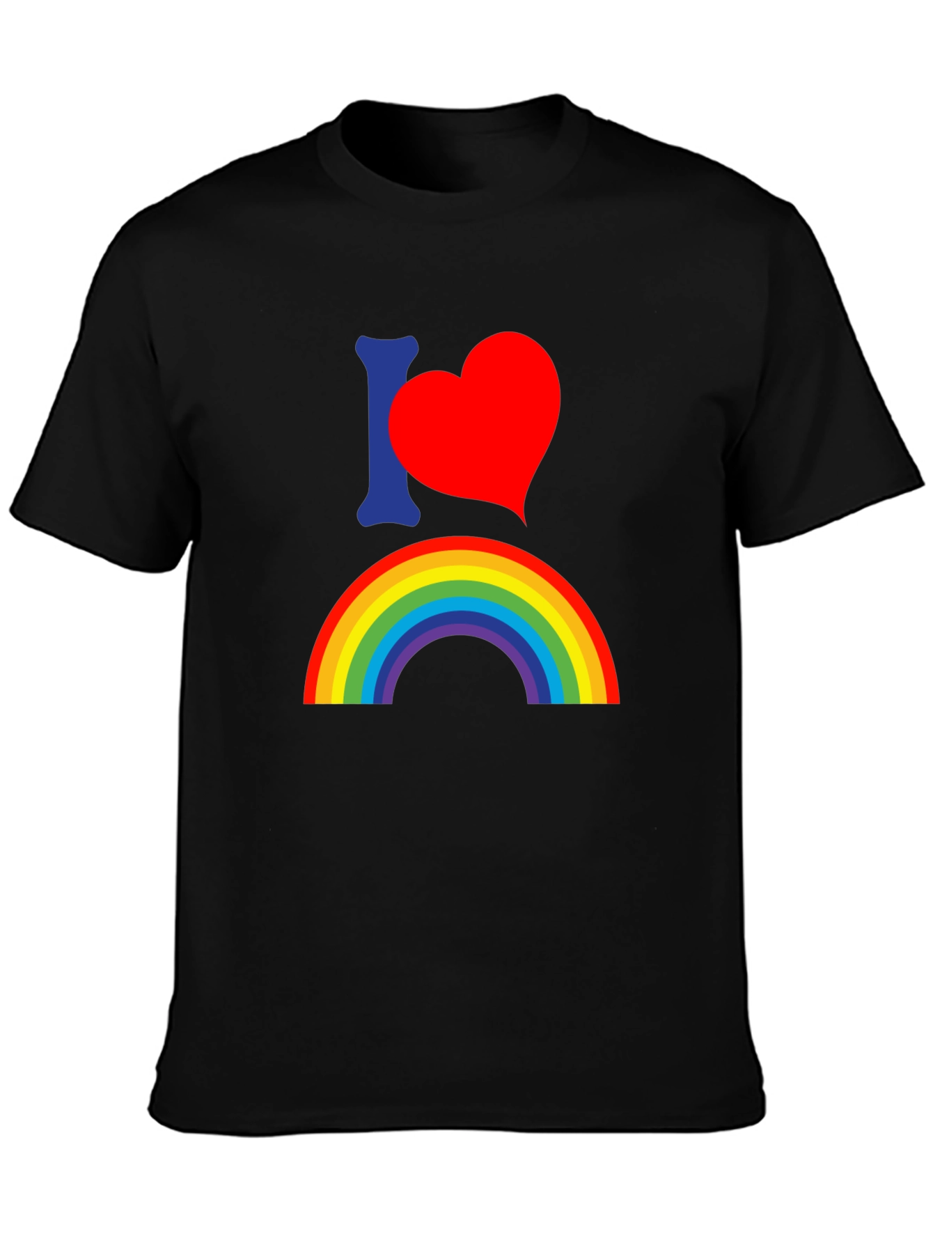 Rainbow Pride T-Shirt - I Heart Rainbow