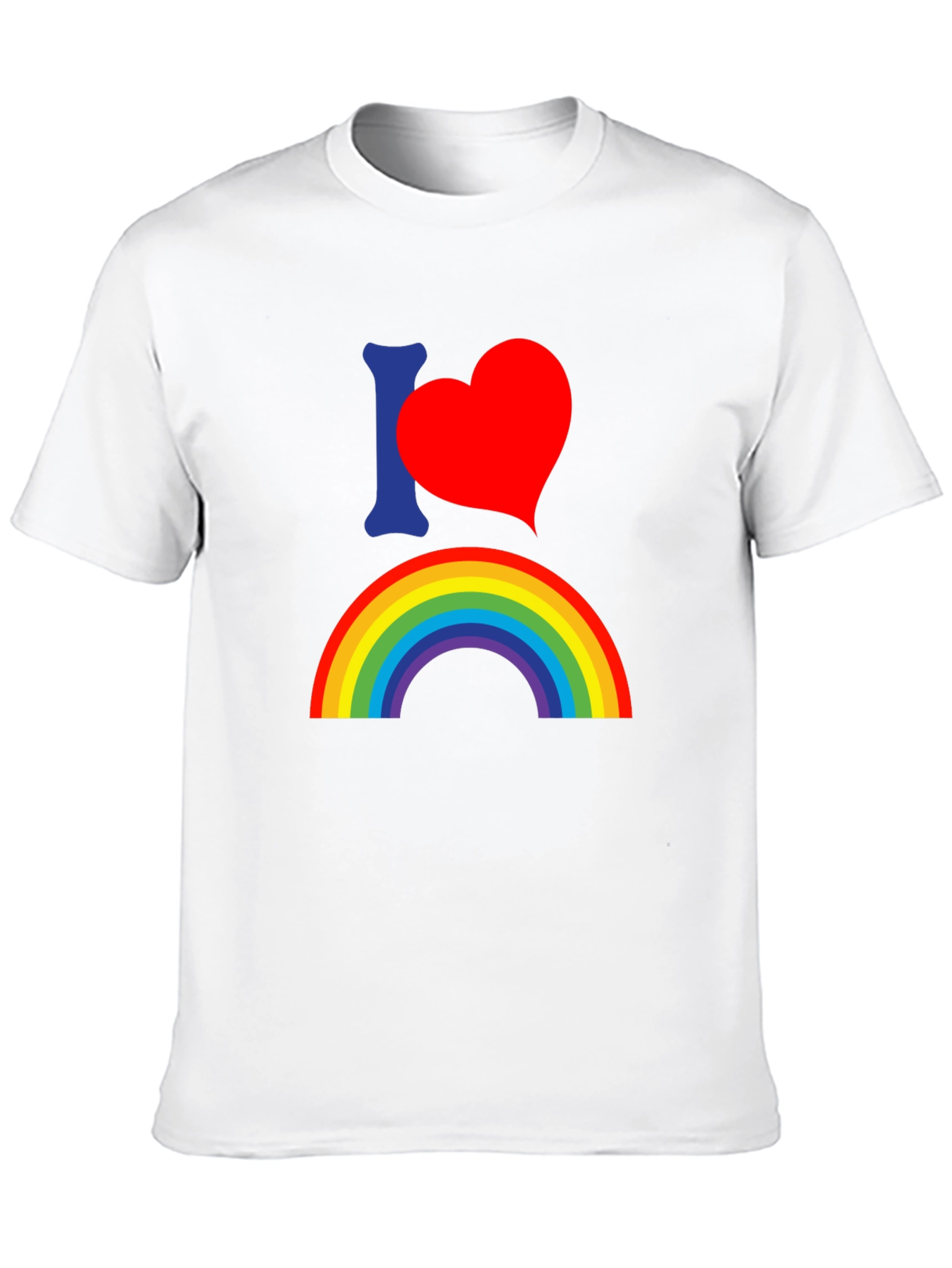 Rainbow Pride T-Shirt - I Heart Rainbow