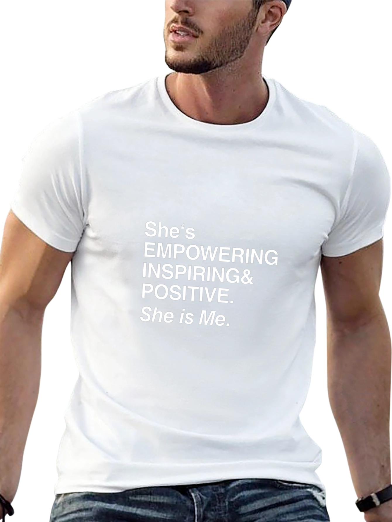 Empowering Womens Graphic Tee - She is Me