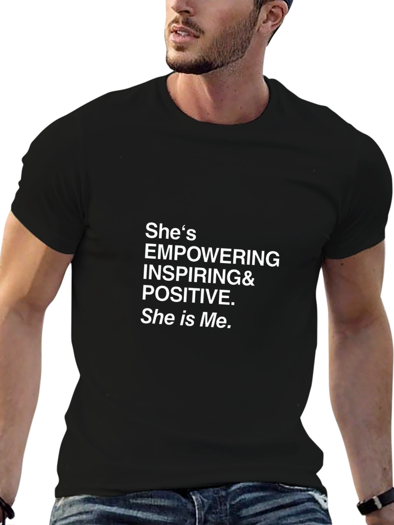 Empowering Womens Graphic Tee - She is Me