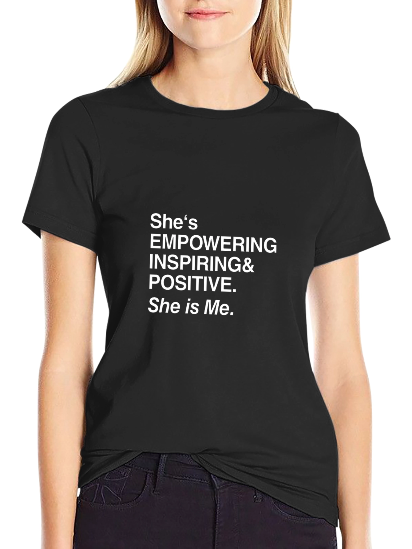 Empowering Womens Graphic Tee - She is Me