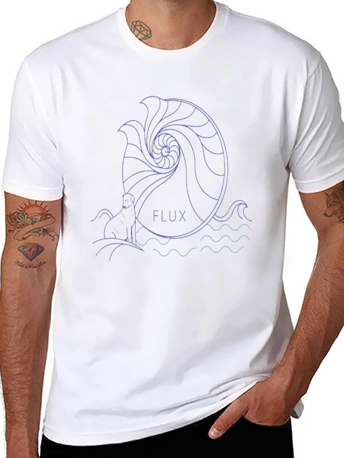 Flux Graphic Tee - Stylish and Unique Design