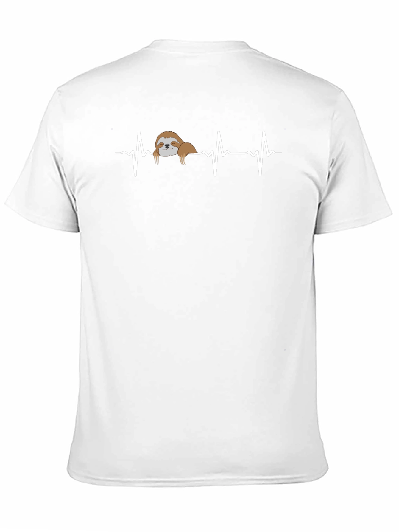 Sloth Heartbeat Graphic T-Shirt - Unisex