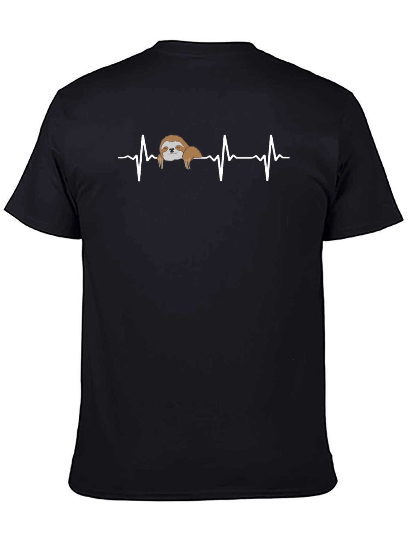 Sloth Heartbeat Graphic T-Shirt - Unisex
