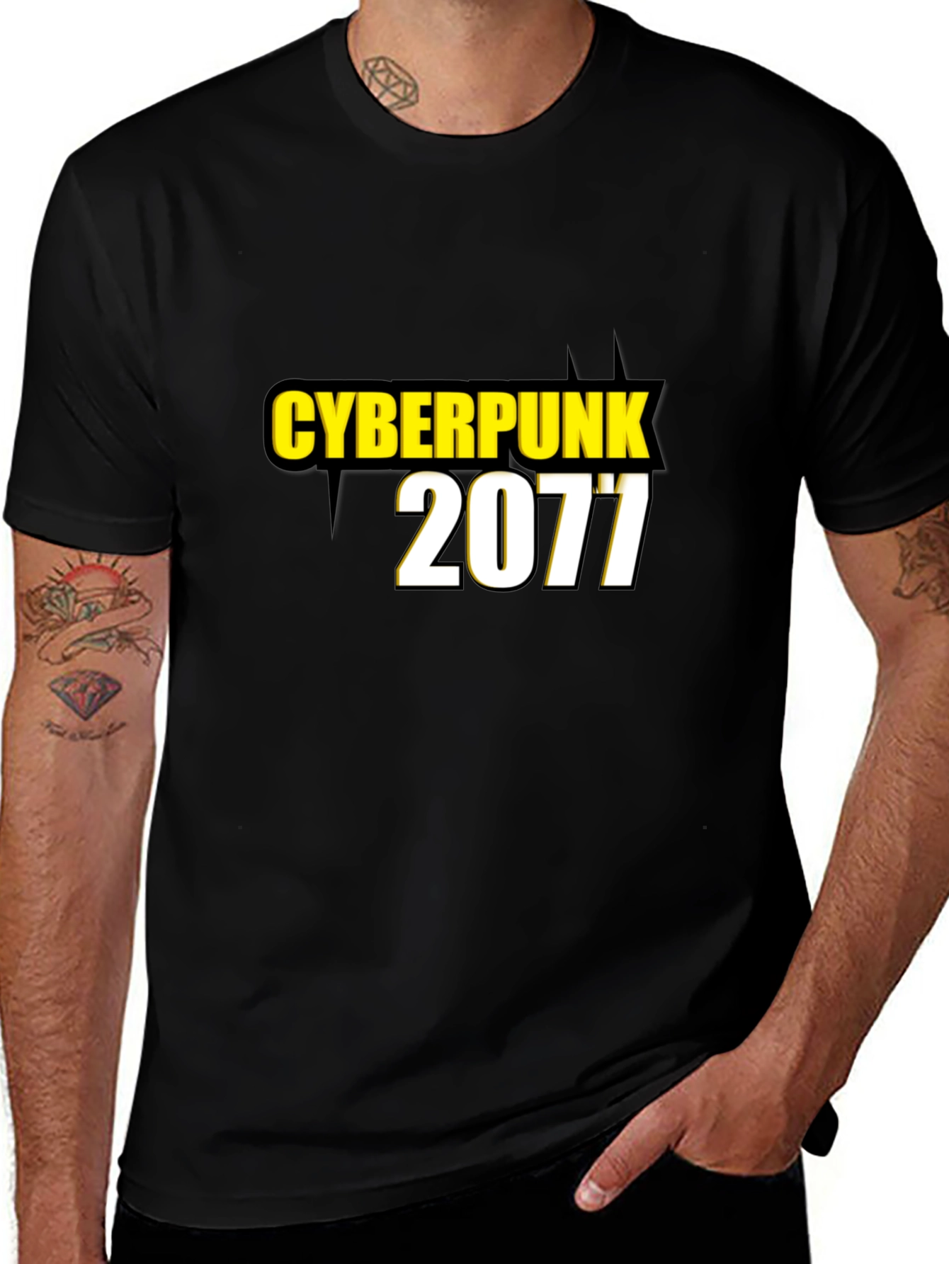 Cyberpunk 2077 Graphic Tee - Black T-Shirt