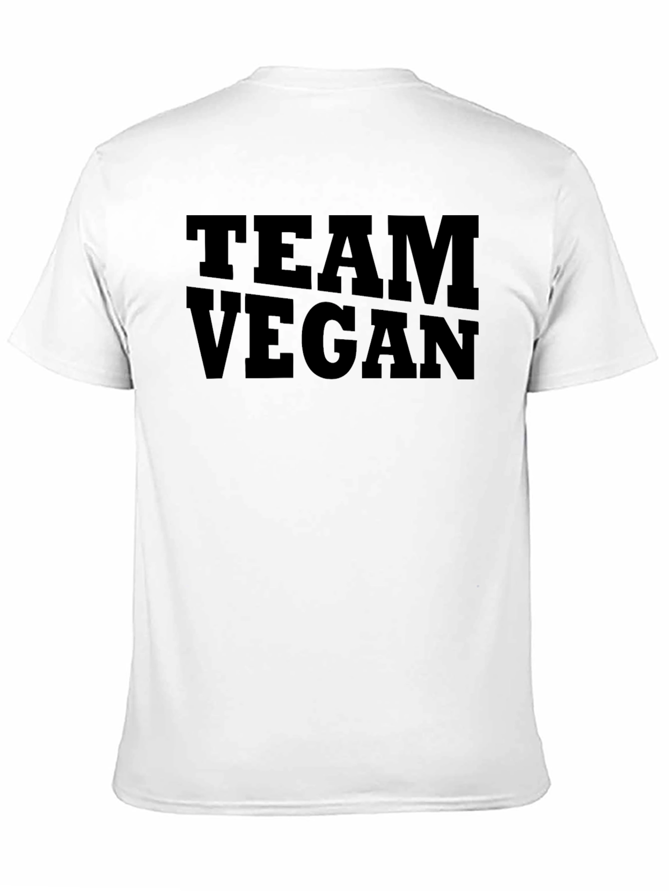 Team Vegan Graphic T-Shirt - Black Veganism Tee