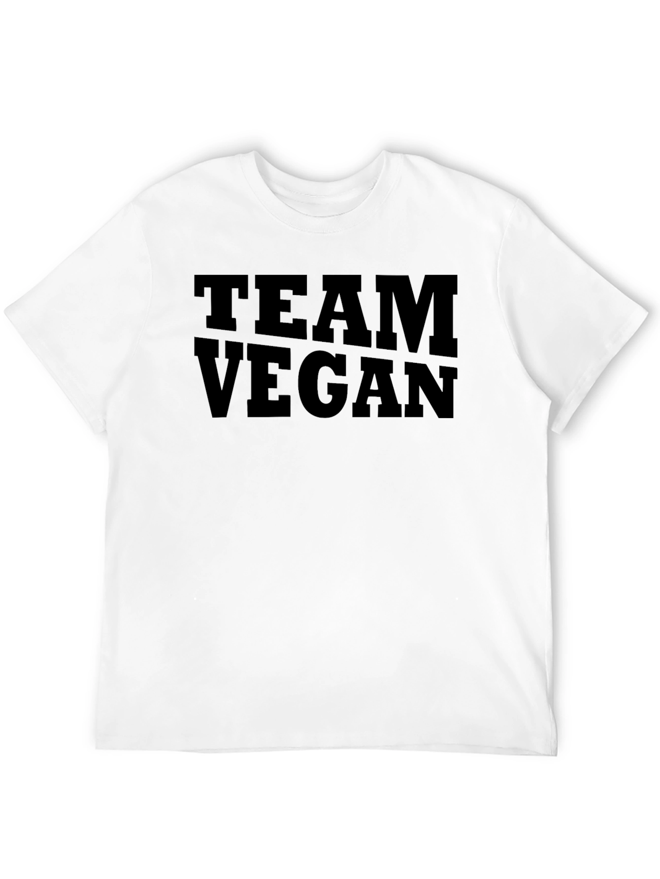 Team Vegan Graphic T-Shirt - Black Veganism Tee