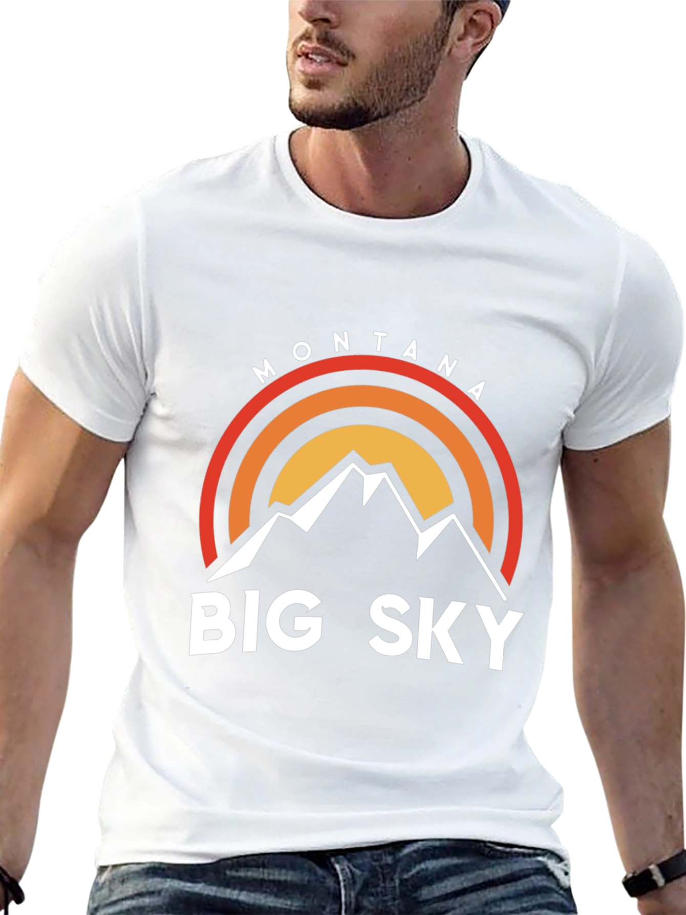 Montana Big Sky T-Shirt - Black Graphic Tee