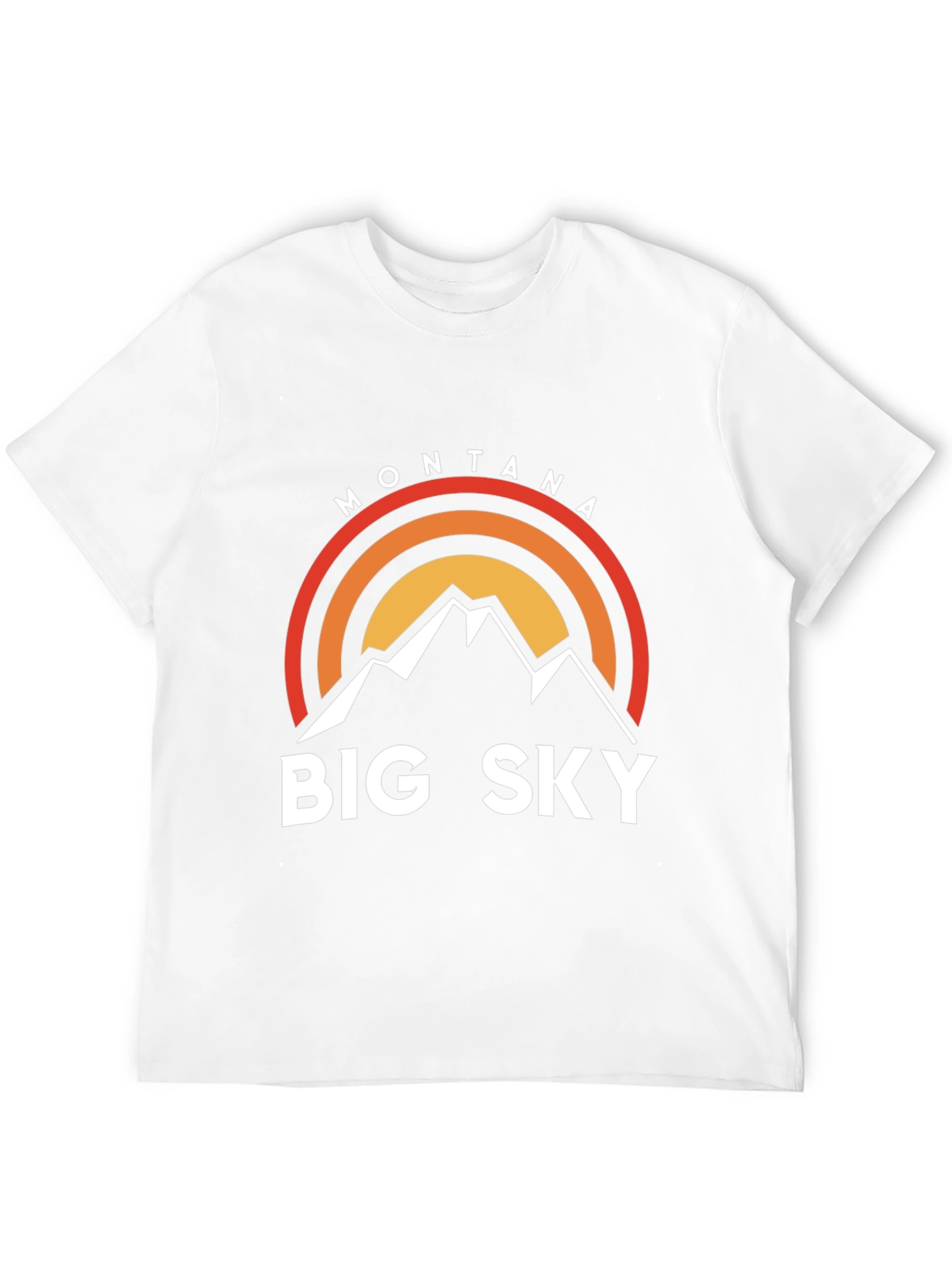 Montana Big Sky T-Shirt - Black Graphic Tee