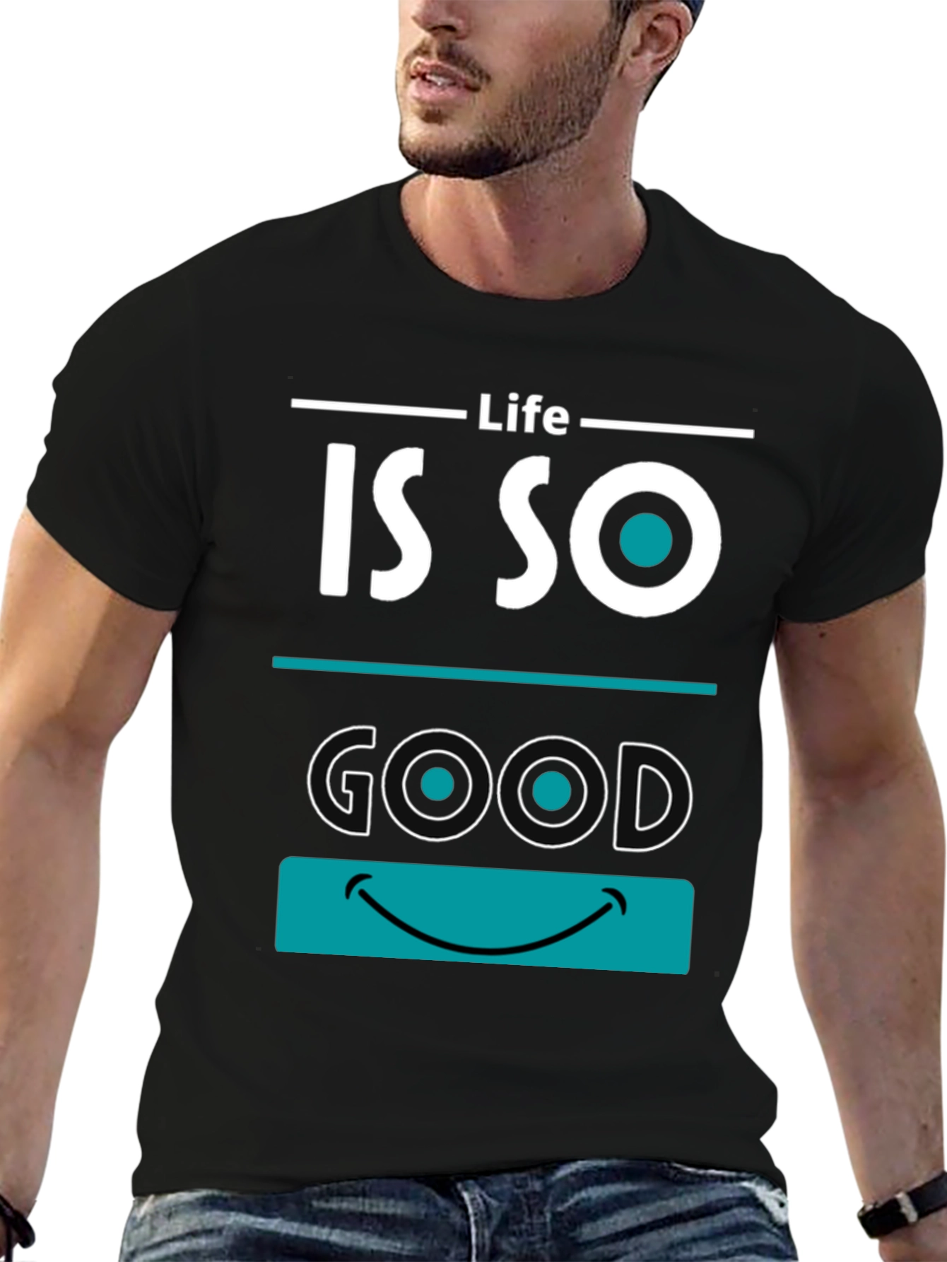 Life is So Good Graphic T-Shirt
