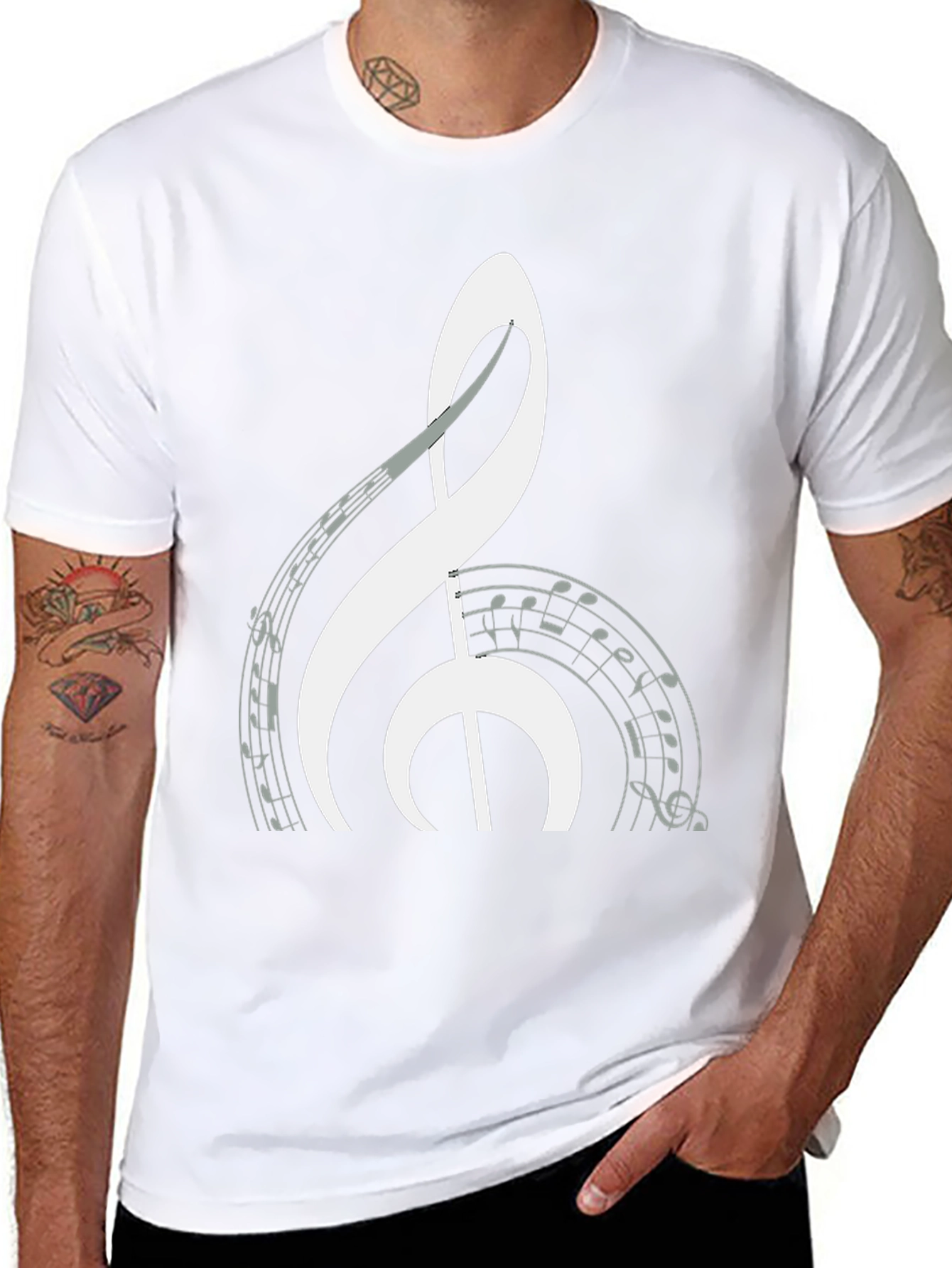 Musical Clef T-Shirt - Stylish Music Lover Tee