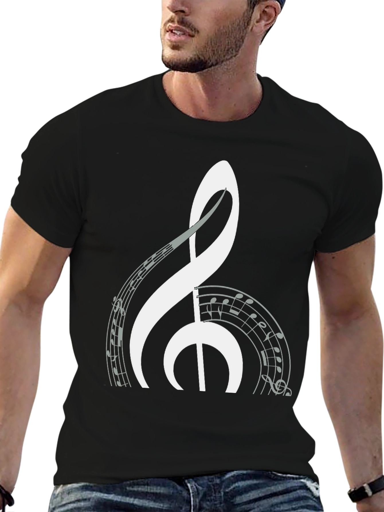 Musical Clef T-Shirt - Stylish Music Lover Tee