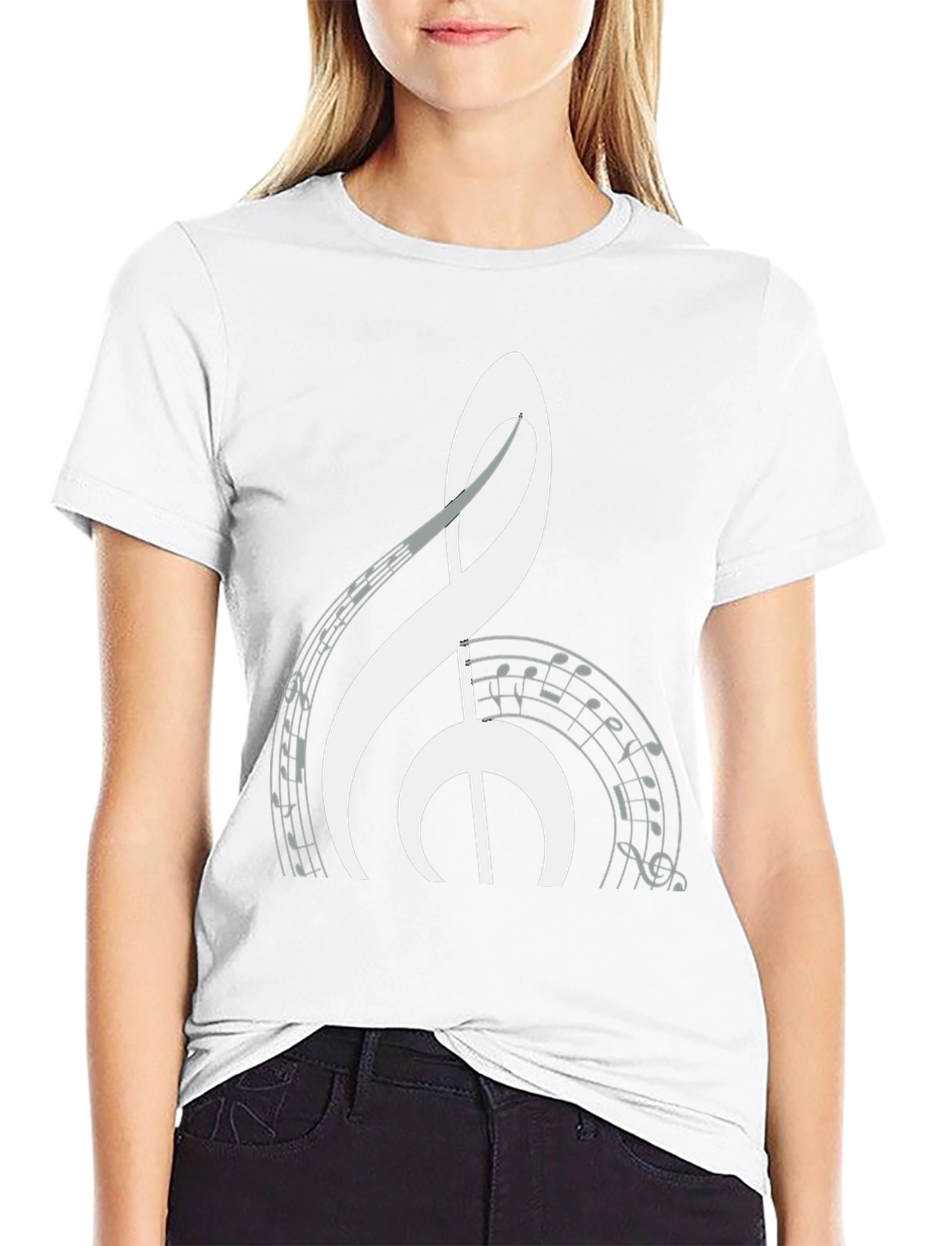 Musical Clef T-Shirt - Stylish Music Lover Tee
