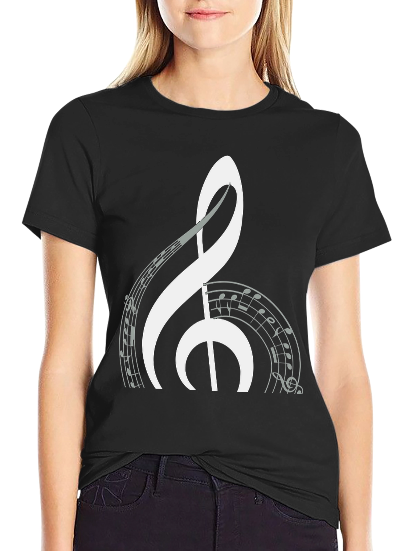 Musical Clef T-Shirt - Stylish Music Lover Tee