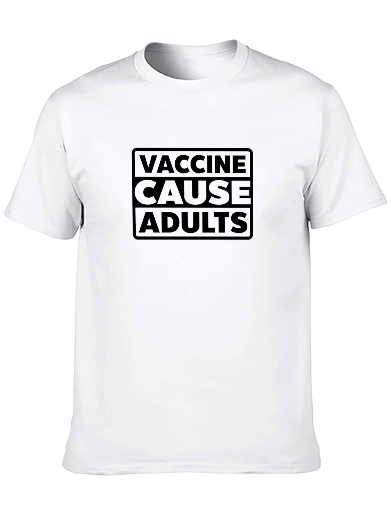 Vaccine Cause Adults Graphic T-Shirt