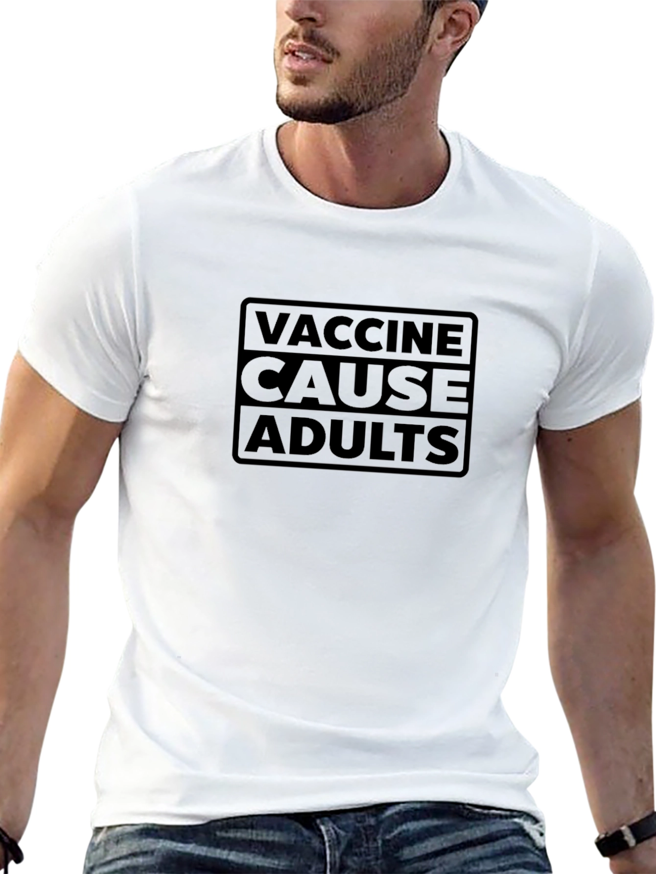 Vaccine Cause Adults Graphic T-Shirt