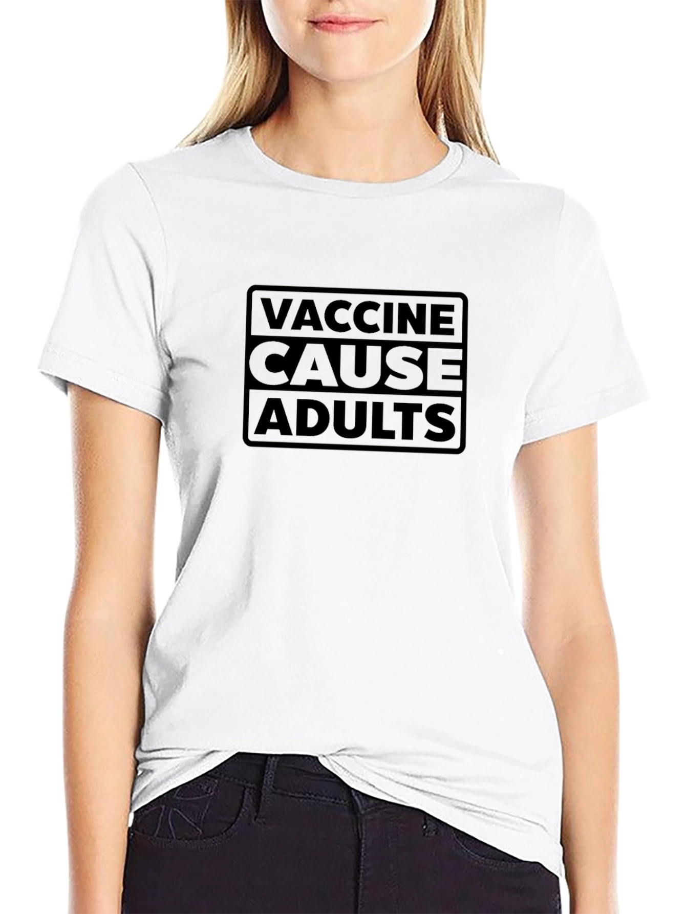 Vaccine Cause Adults Graphic T-Shirt