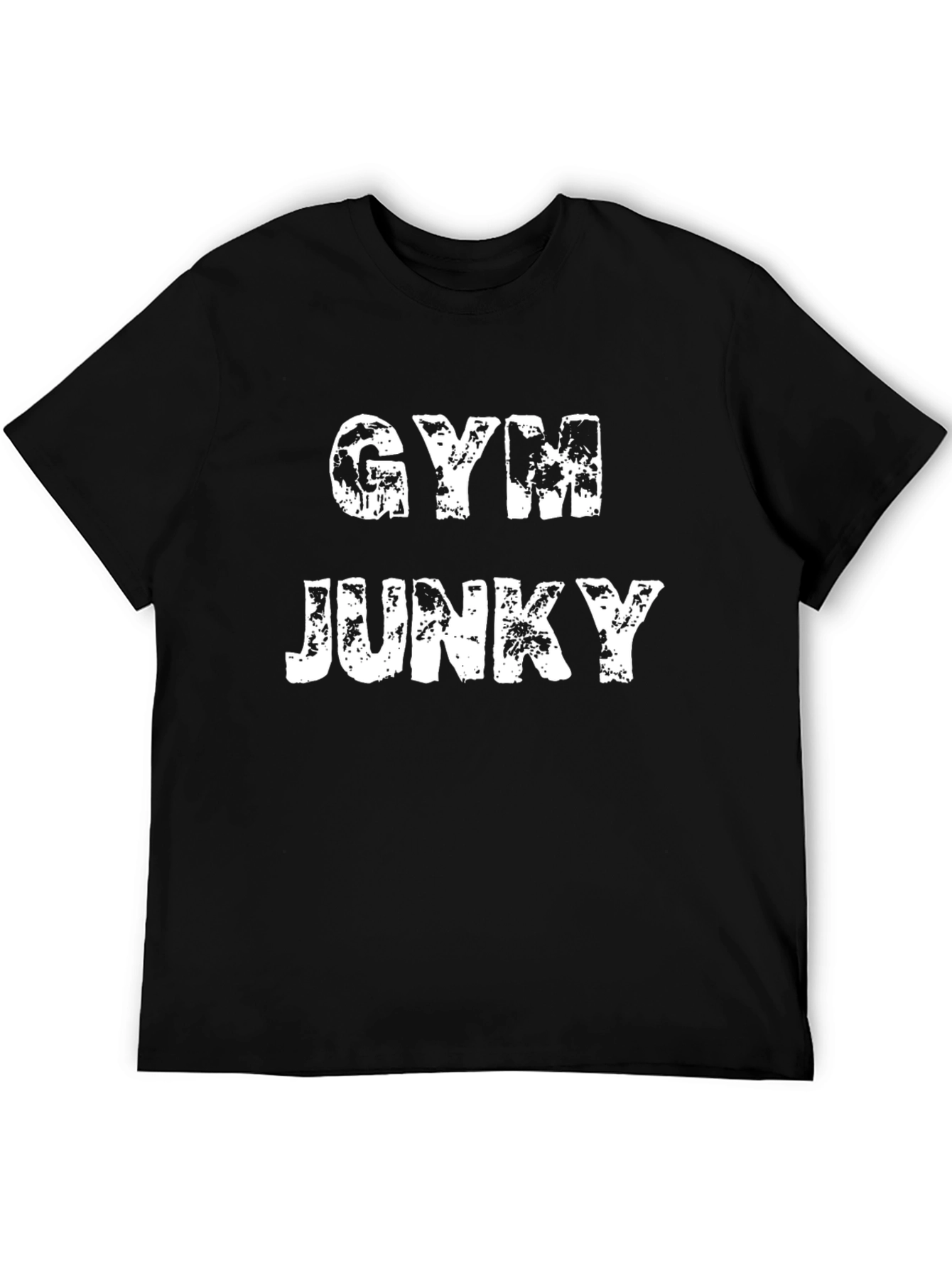 Gym Junky Black T-Shirt - Workout Apparel