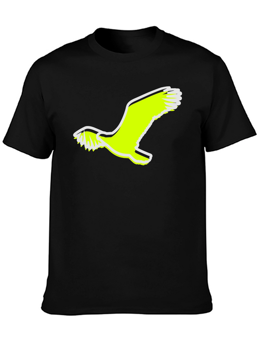 Mens Black Eagle Graphic Tee