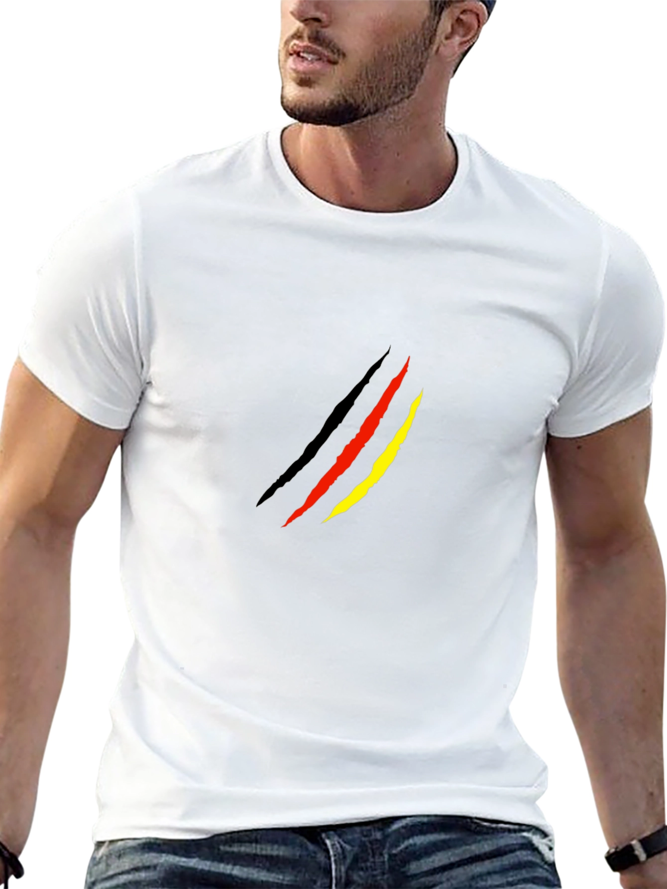 Black T-Shirt with Germany Claw Design