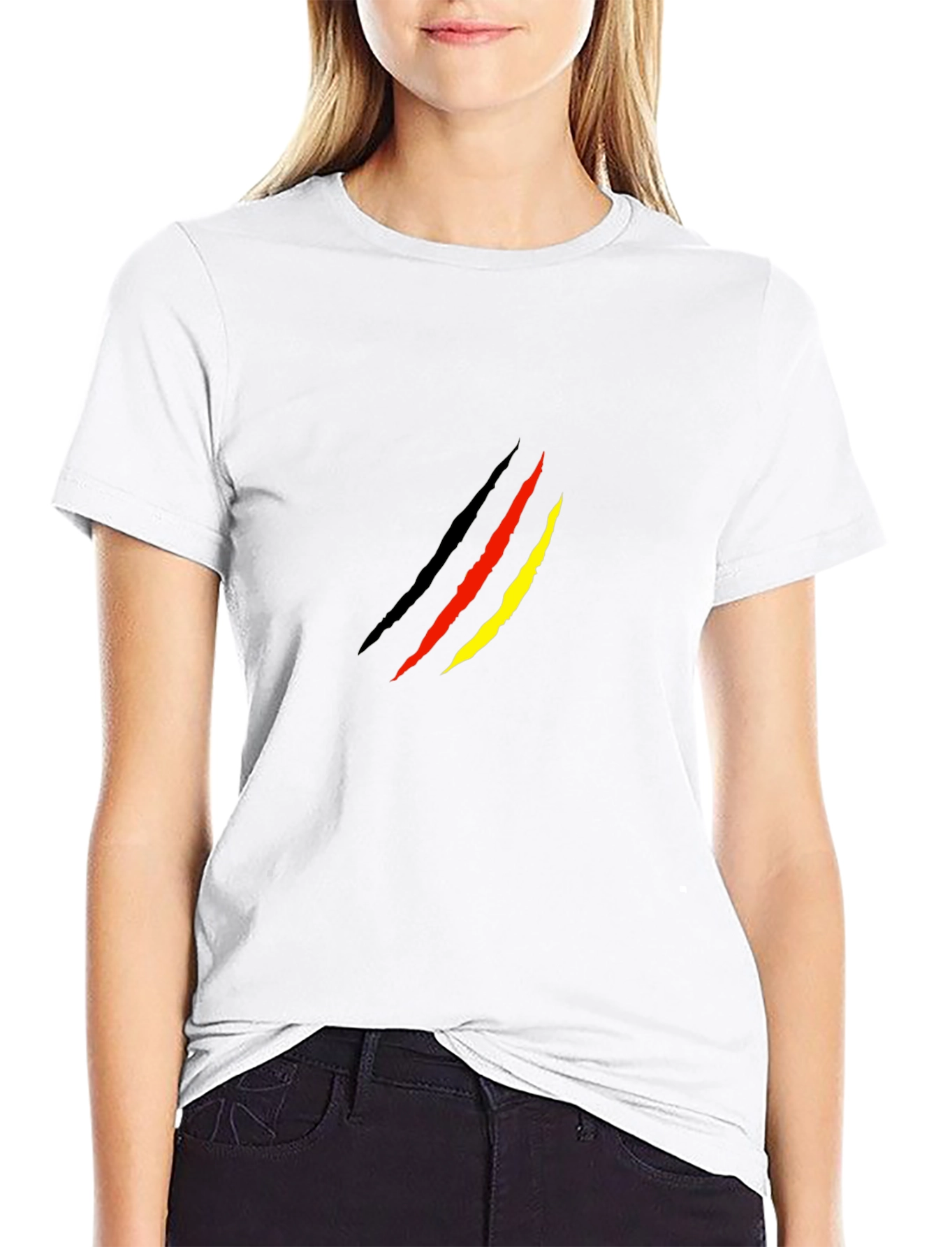 Black T-Shirt with Germany Claw Design