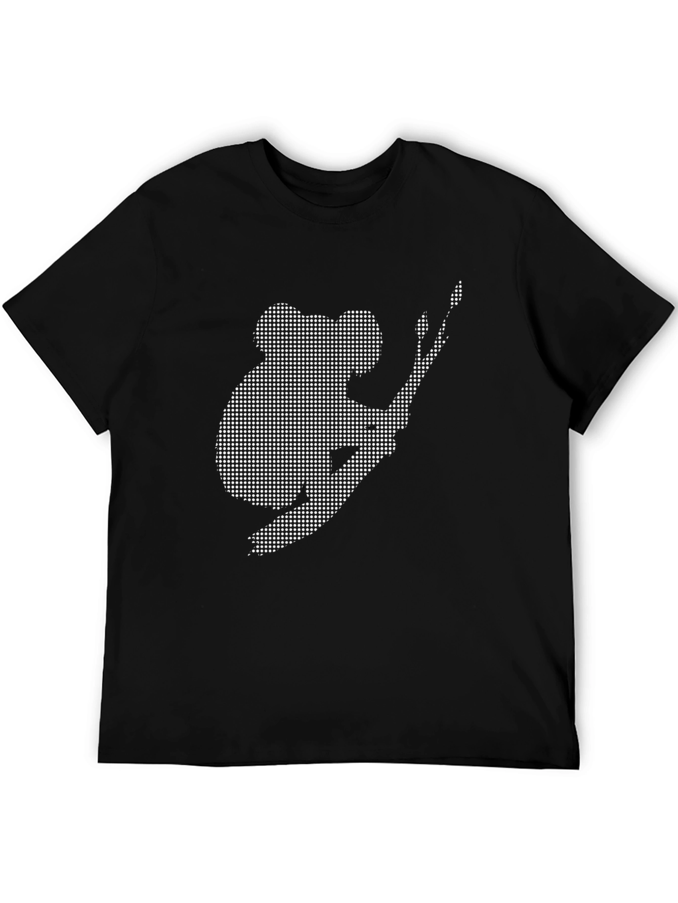 Koala Graphic Tee - Black Casual Comfort