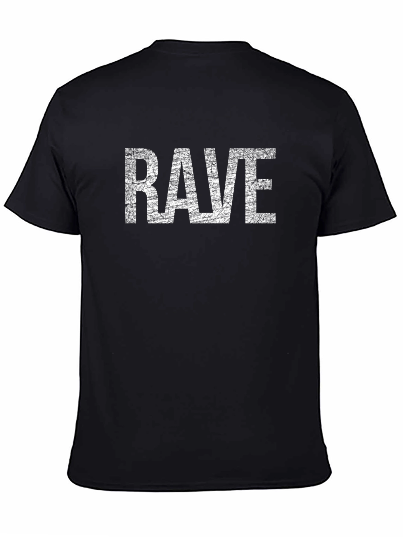 Rave Graphic T-Shirt - Distressed Print