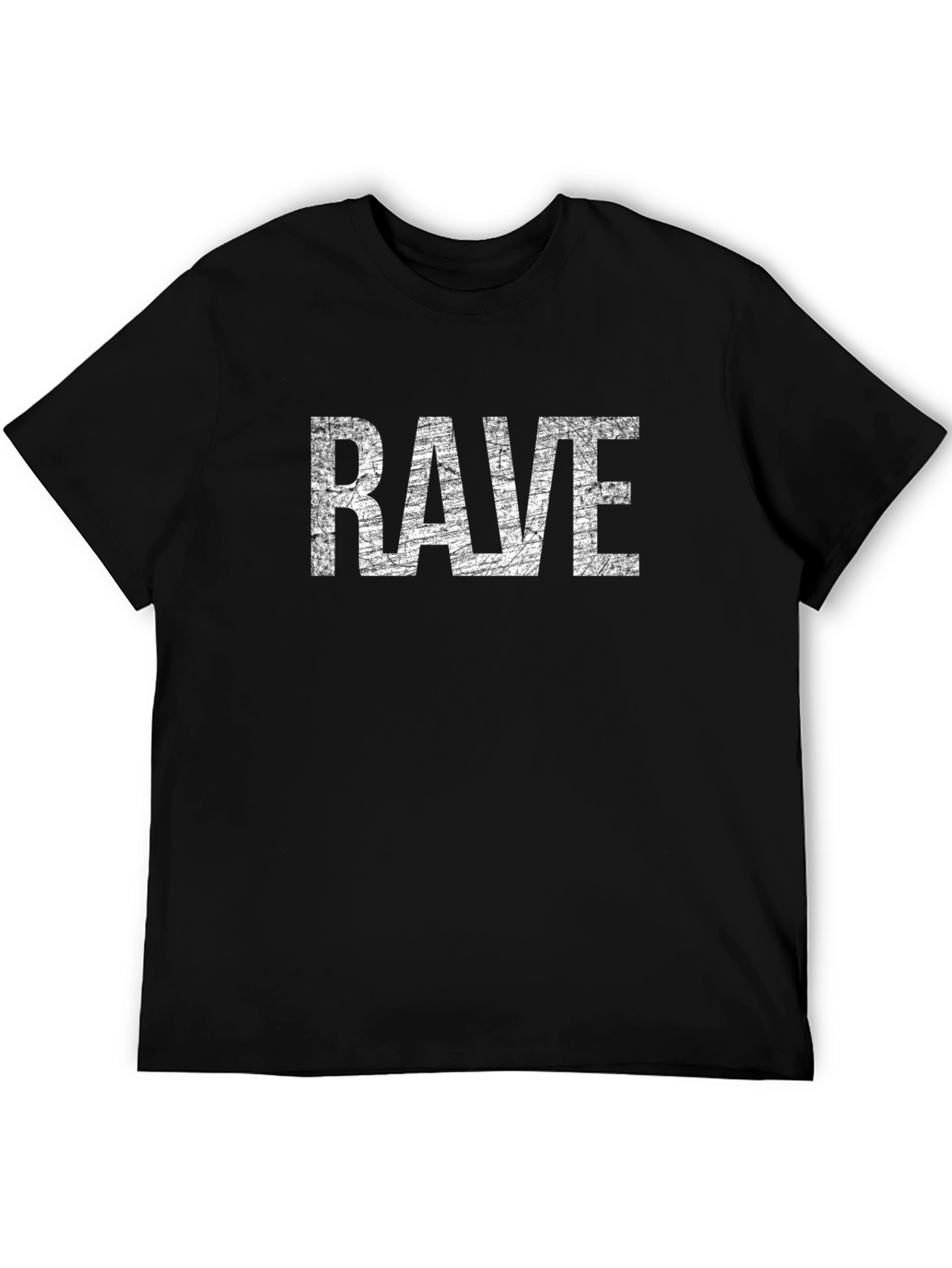 Rave Graphic T-Shirt - Distressed Print
