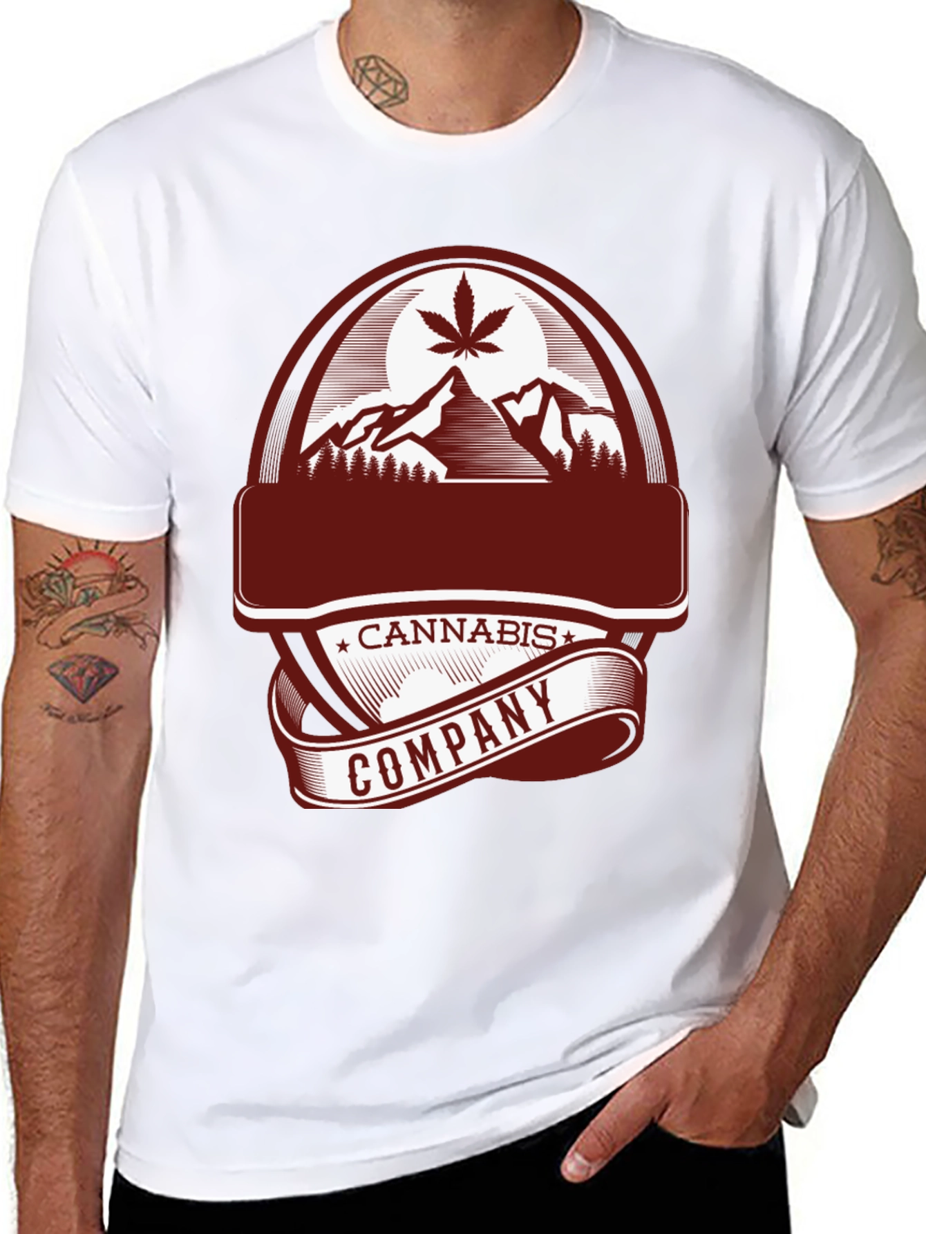 Cannabis Company T-Shirt - Mountain Logo