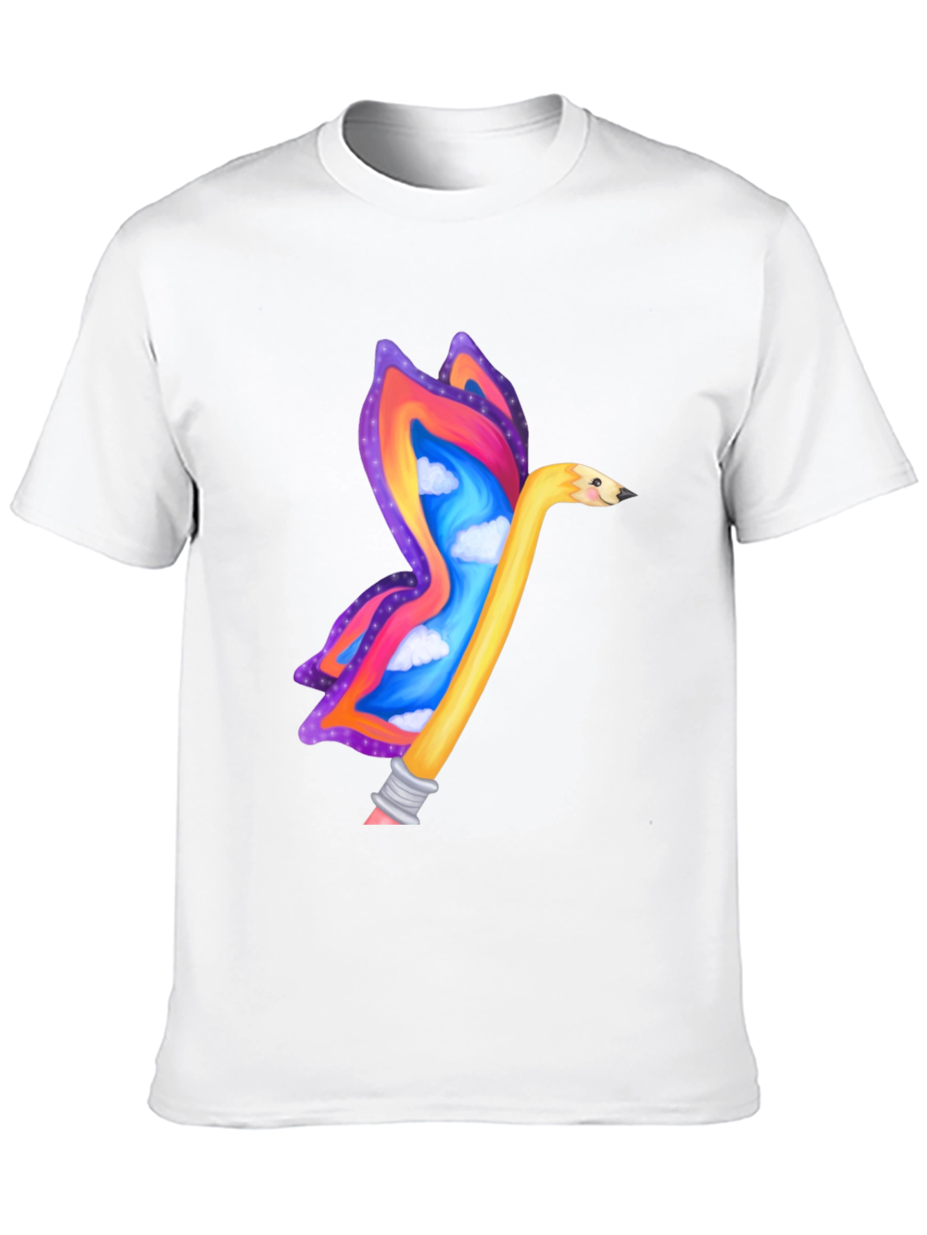 Creative Butterfly Pencil T-Shirt