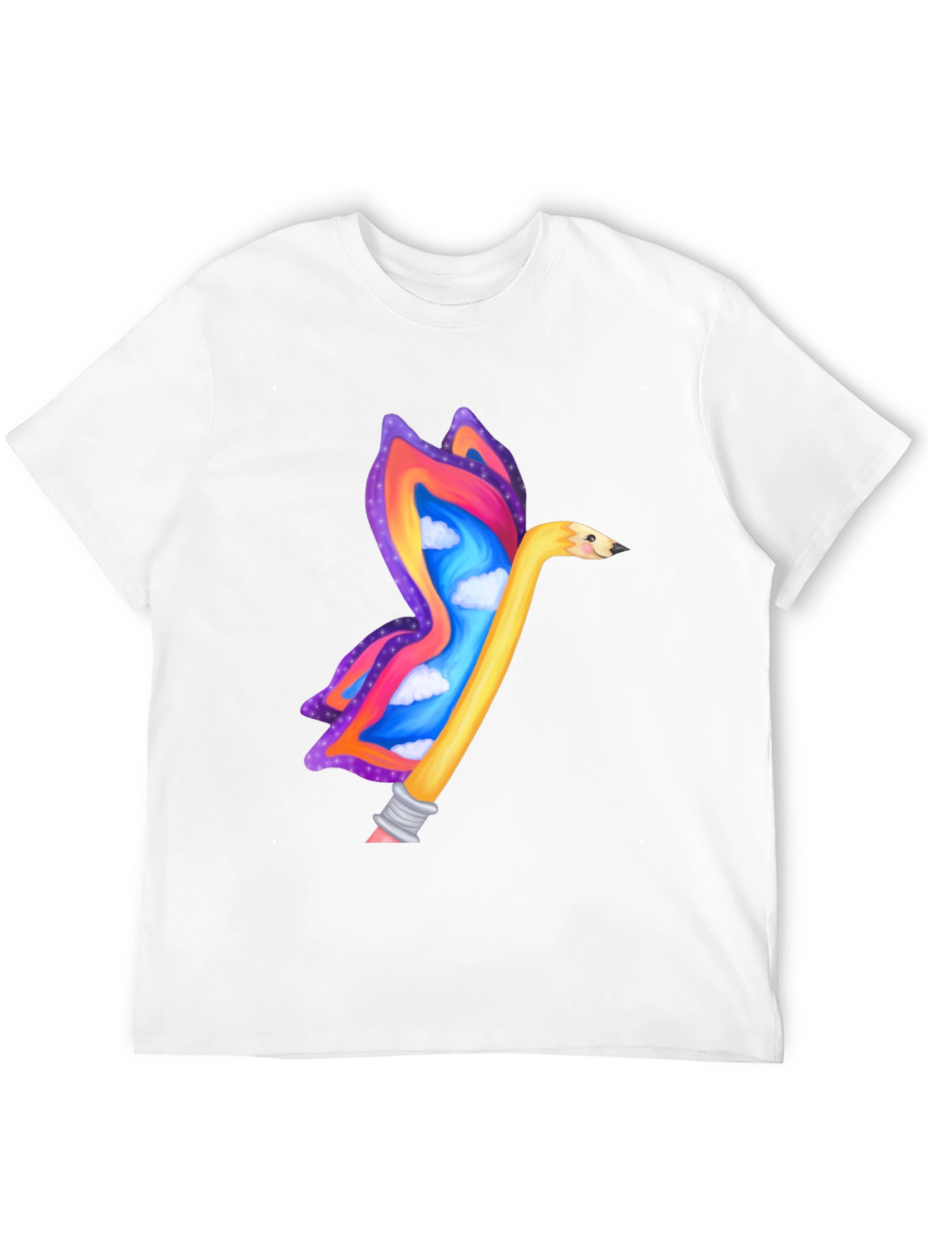 Creative Butterfly Pencil T-Shirt