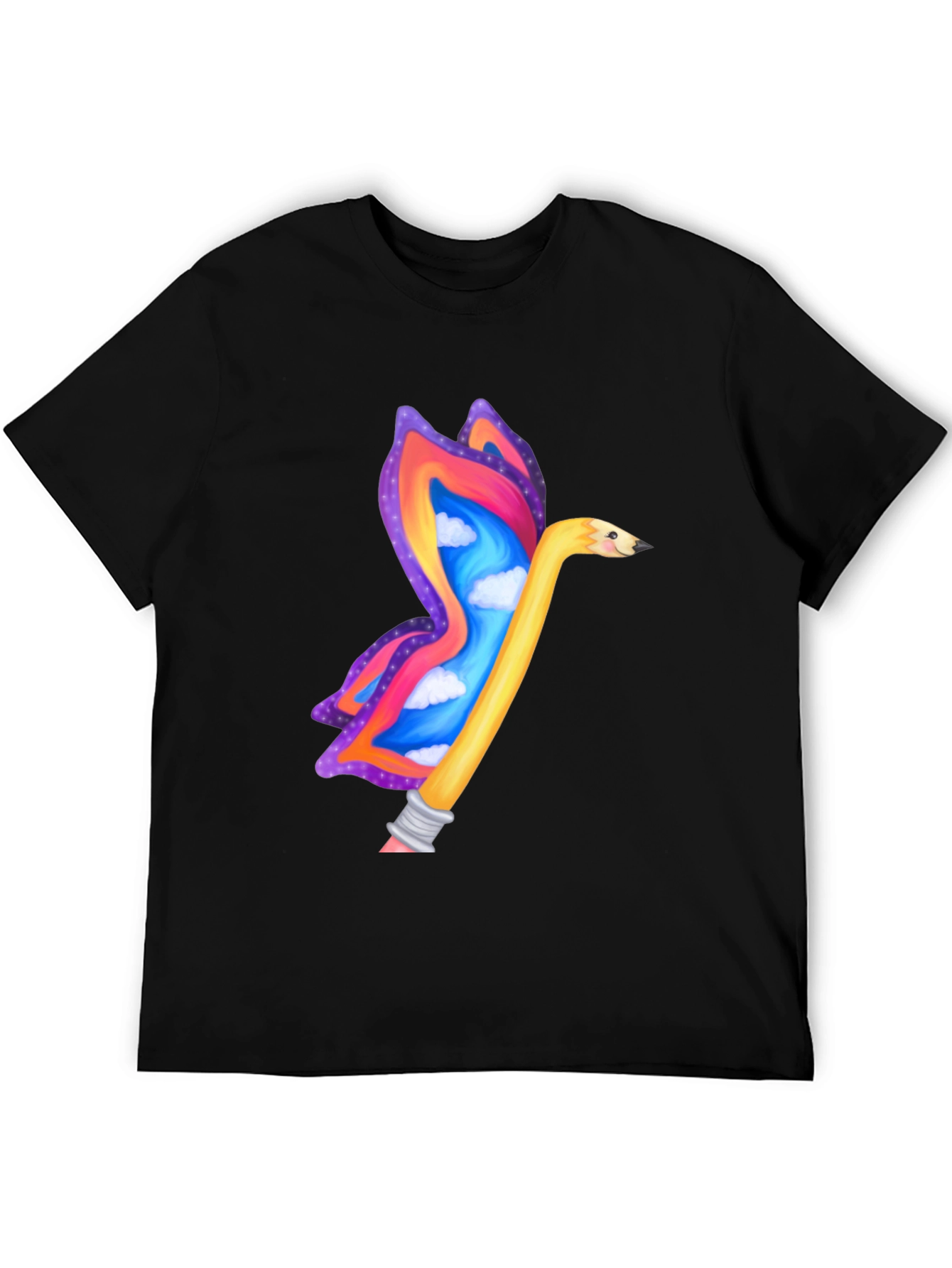 Creative Butterfly Pencil T-Shirt