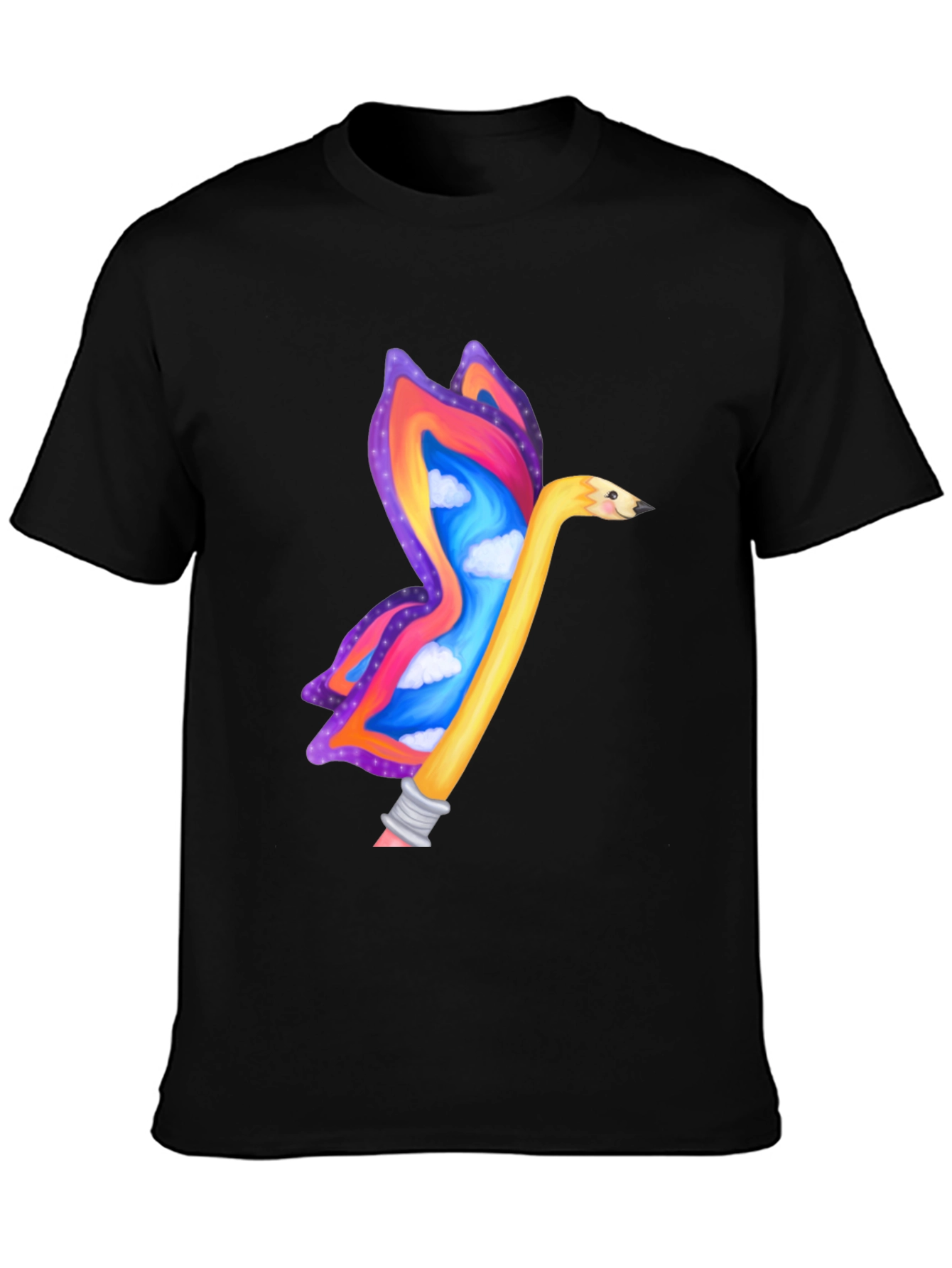 Creative Butterfly Pencil T-Shirt