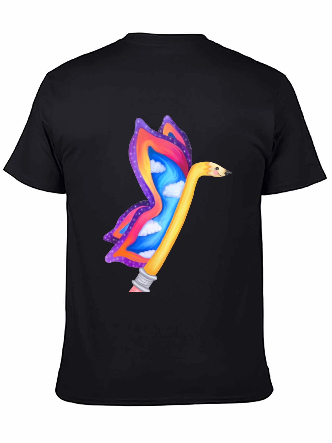 Creative Butterfly Pencil T-Shirt