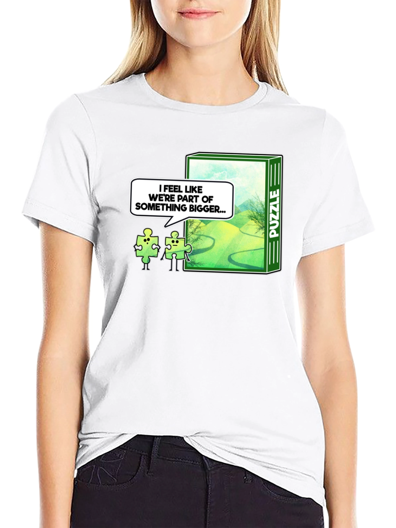 Puzzle Piece T-Shirt: Part of Something Bigger Graphic Tee