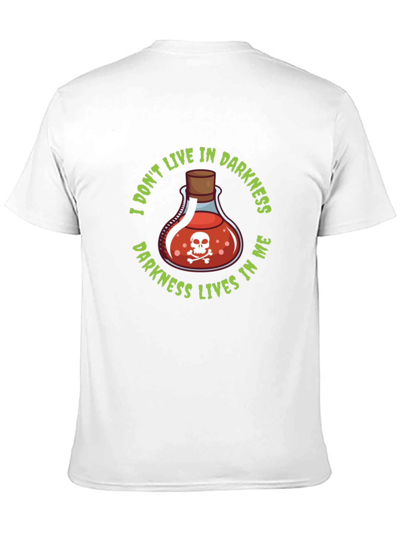 Darkness Within T-Shirt - Poison Skull Tee