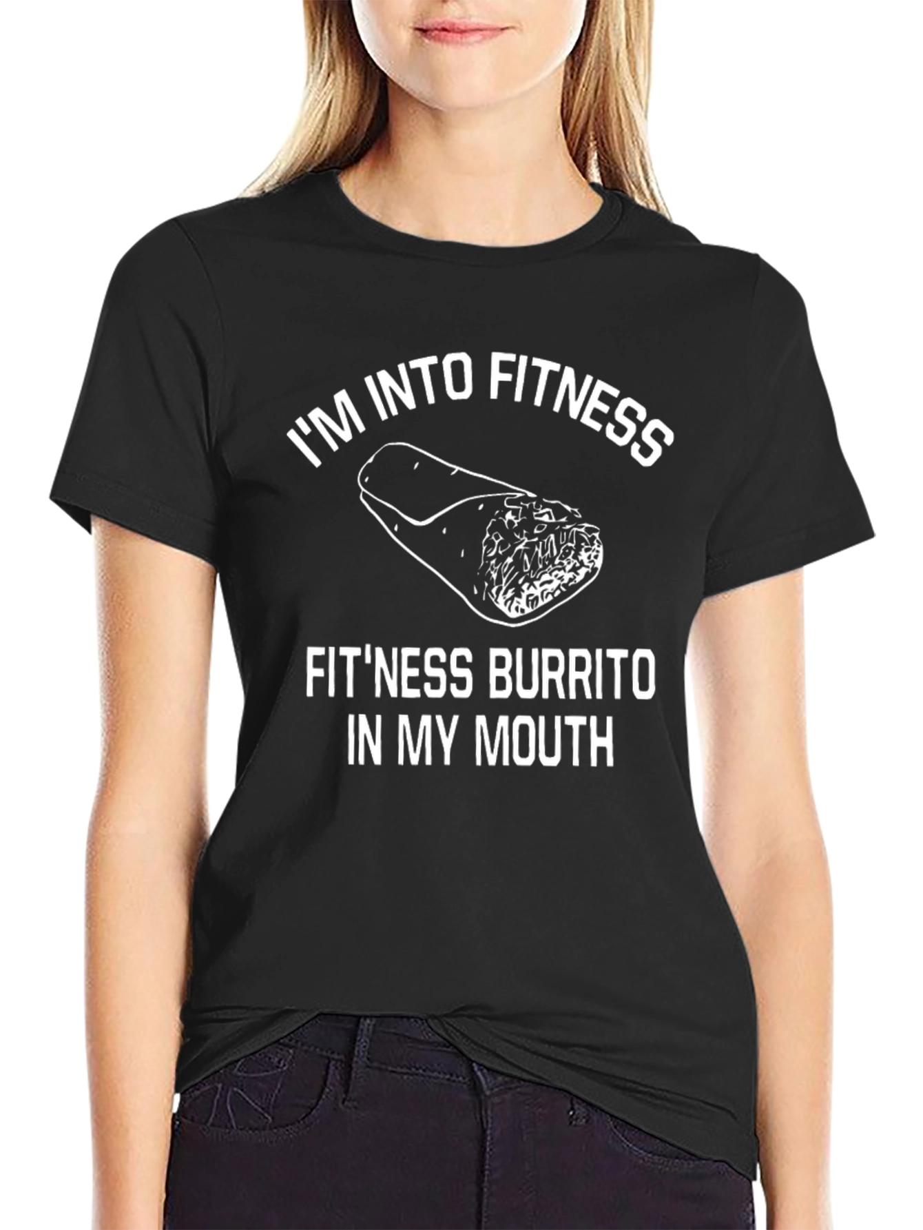 Fitness Burrito T-Shirt - Funny Workout Tee