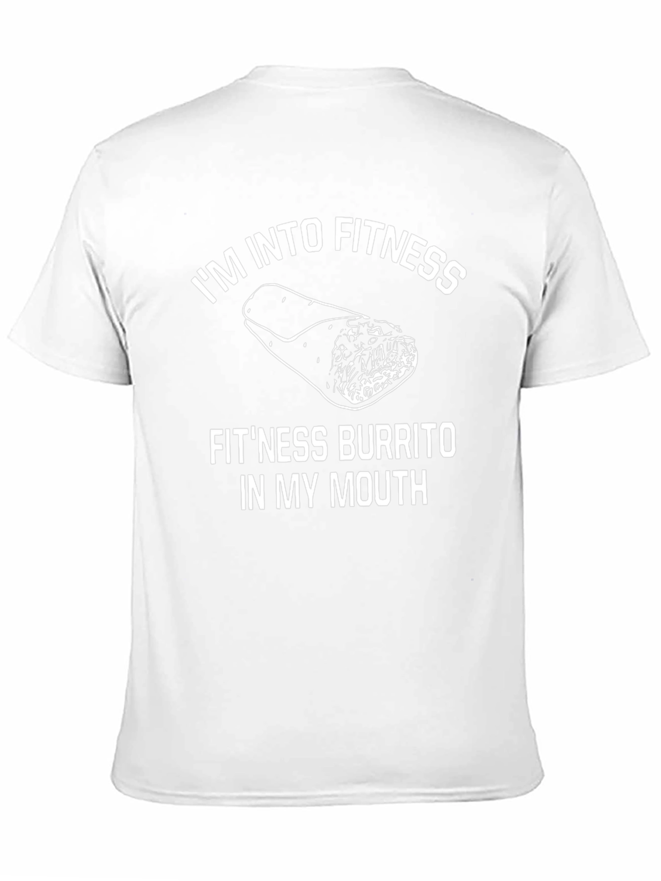 Fitness Burrito T-Shirt - Funny Workout Tee