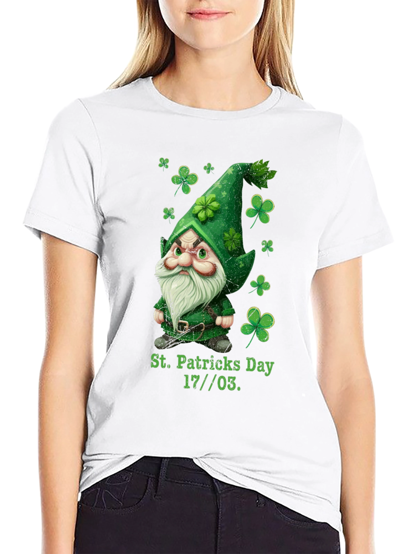 St. Patricks Day Gnome Graphic Tee